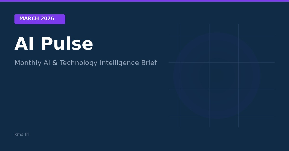 AI Pulse — March 2026 Newsletter